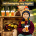 Yaomiao 300 12 oz Set Pcs Thanksgiving Day Plastic Cups with Lids and Straw Fall Plastic Party Cups Thanksgiving