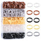 YGDZ Elastic Hair Bands, 600 Pcs Mini Hair Ties in 5 Colors, Elastic Hair Ties for Girls and Women