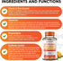 Wholesome Wellness Liposomal Vitamin C Capsules - 200 Pills 1500mg Buffered, High Absorption Immune Support