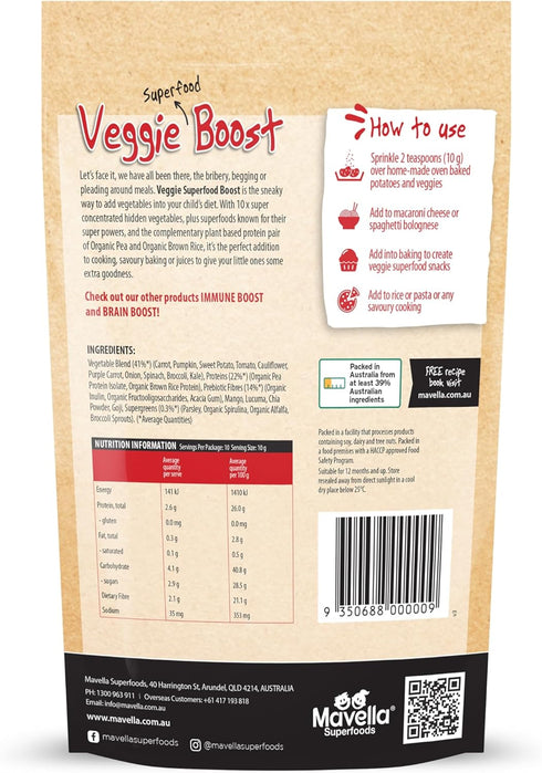 Vegetable Powder for Kids, Veggie Boost Probiotics, Super Greens, Pea Protein Nutritious Supplement, Savoury Flavored