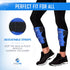 Shin Splint Ice Packs, HSA and FSA Eligible Reusable Hot and Cold Therapy Wrap for Leg or Calf Pain Relief, Freezable