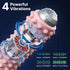 JALEBRO 4 2-in-1 Mini Electric Massage Roller Speeds Vibrating Massage Ball, Portable Muscle Massager Gun & Roller
