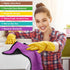 SLICHIO Set 12 Pack 12"x12" Microfiber Cleaning Cloth - Microfiber Towel with Printed Use Labels, Color-Coded Dish Rags