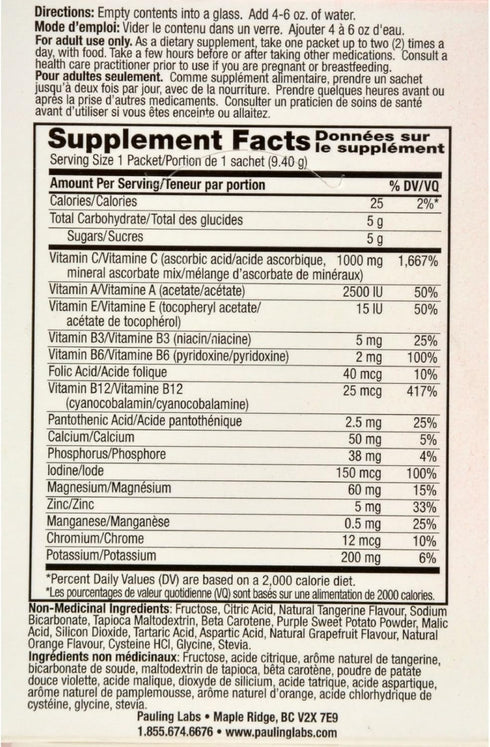 Ener-C Vitamin Drink Mix, Tangerine Grapefruit, 1000 Mg, 30 Count