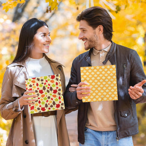 HAKOTI 40Pcs Fall Napkins, Fall Maple Leaves Fall Paper Napkins Disposable Fall Party Decorations Napkins