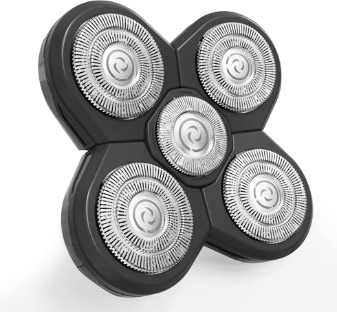 Telfun Shaver Replacement Blades, 5 Heads Electric Razor Shaver Head for Easy Install
