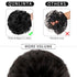 Messy Bun Hair Piece, Thick Updo Scrunchies Hair Extensions for Women Girls, Dark Brown
