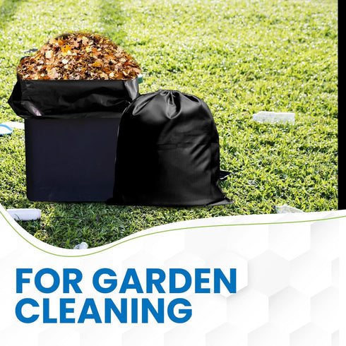 Premium Heavy Duty Trash Bags - 18 Gallon Strong Drawstring, Multiple Sizes - Ideal for Lawn, Yard, and Home Use