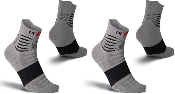 NEENCA Medical Compression Socks for Women & Men - 2 Pairs, Ankle Compression Stockings for Pain Relief, 20-30 mmHg