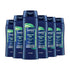 Moisturizing Body & Face Wash for Sensitive Skin by Suave, Lemongrass scent, No Parabens, No Phthalates, 18 Oz Pack of 6
