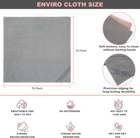 YOLOLOY Set, Package Enviro Cleaning Cloth Quality Replacement for Norwex Enviro Cloth, Basic Cleaning Cloth.