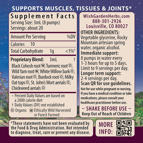 Inflammatory 4oz WishGarden Herbs Deep Recovery - Natural Herbal Muscle, Tissue & Joint Support Supplement