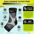 Compression Socks for Plantar Fasciitis, Achilles Tendonitis, Ankle Brace Compression Sleeve, Black L-XL
