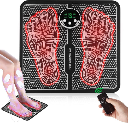 Phixnozar TENS & PMS, Transcutaneous Electronic Nerve Stimulator, EMS Foot Massager Mat