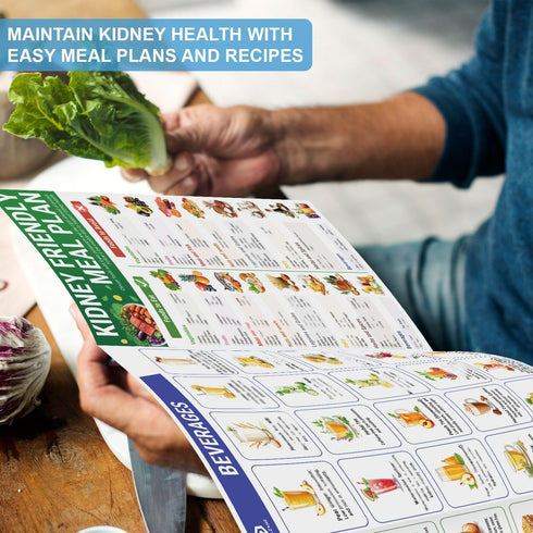 Set 3 HAMIEW Kidney Friendly Food List Chart, Renal Diet Disease Meal Plan, Kidney Recipes Support, Hyperoxaluria
