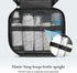 Maliton Toiletry Bag for Men & Women, Hanging Travel Organizer with 4 Compartments, Waterproof Bathroom Shower Bag