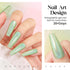 MIZHSE 8 Colors Holographic Gel Nail Polish Set - Laser Iridescent Chrome Rainbow Shimmer Glitter for Nail Art Salon