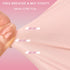 MEKK UV Gloves for Nails, Extra Length UV Light Gloves for Gel Nails, Pink