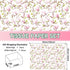 100 Sheets Pink Magnolia Flowers Printed Tissue Paper Floral Pattern and Leaves Art Decorative Tissue for Gift Wrapping Supplies by Bolsome