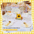 100 Pieces Silverware Bags, Sunflower Party Supplies Wedding Silverware Sleeves, Disposable Cutlery Holder