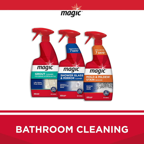 Magic Shower Cleaner for Glass & Mirror, 28 Fluid Ounce (Packaging May Vary)