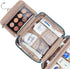 NISHEL Large Size Toiletry Bag for Women, Travel Essentials Organizer, Hanging Makeup Case for Cosmetics