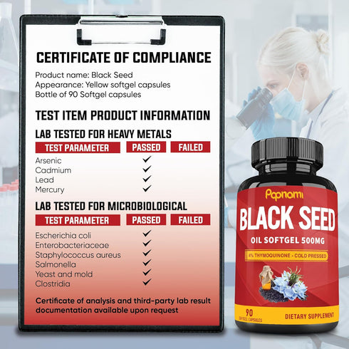 Immune 90 Counts 3 Premium Black Seed Oil Softgel - Supports System, Heart, Digestive, Skin, Hair & Body Balance