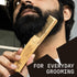 Striking Viking Folding Wooden Comb for Men - Sandalwood Mustache & Beard Grooming Comb