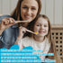 New Kids Bamboo Toothbrushes, 6 Pack, Organic Soft Bristle Biodegradable Children's Toothbrushes (Ages 3-12, Multicolor)