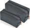 2pcs PU Leather Cosmetic Bag for Women, Minimalism Makeup Pouch for Daily Use, Black