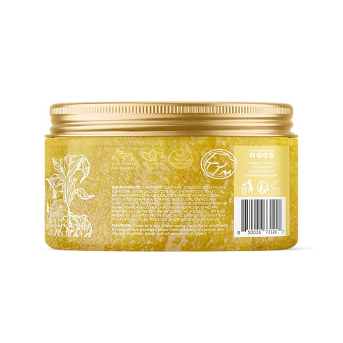 Natural Elephant Turmeric & Citrus Exfoliating Sugar Scrub, 10 oz with Argan Oil and Shea Butter