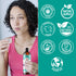 GuruNanda Coconut Oil Pulling Mouthwash (Mickey D), 8 oz, Fresh Breath & Whitening with 7 Essential Oils & Vitamins for