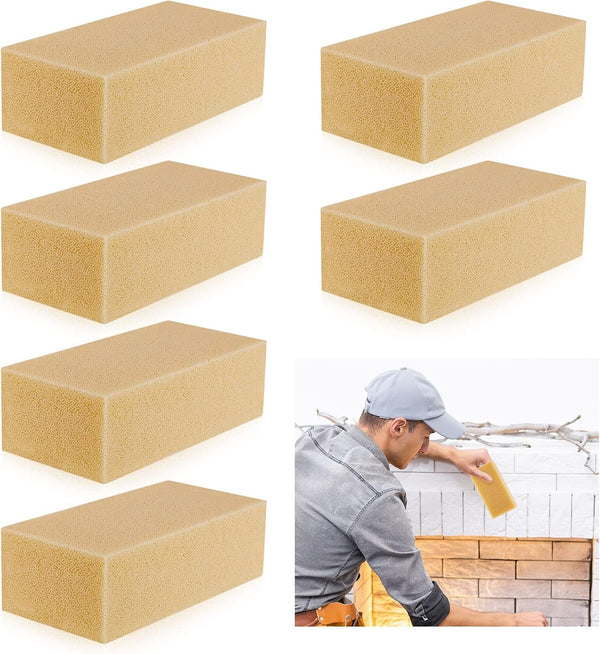 6 Pcs Soot Eraser Sponge for Cleaning, Reusable Dry Cleaning Sponge for Fireplace Soot, Dust, Dirt, and PET Hair Remover
