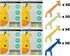 EcoFrenzy Kids Floss Picks 200 Count (4 Packs of 50 Flossers) - Biodegradable Cornstarch, Strawberry Flavored