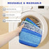 6 Pack Microfiber Cleaning Replacement Pad for Bona Mop, Washable Reusable for Hardwood Floor, 2 Deep Cleaning + 2