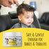 Kids Hair Styling Gel with Coconut Extract - Safe & Gentle Baby Hair Gel, Sulfate-Free for Boys & Girls, 12 oz