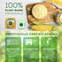ANECO 100% Compostable Trash Bags, 2.6 Gallon, Extra Thick Kitchen Small Compost Bags, 100 Count