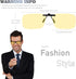 JASHIKA Clip on Blue Light Blocking Gaming Glasses, Anti Blue Ray Video/TV Lenses for Men and Women, UV Blocking