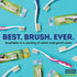 MOUTHWATCHERS Dr Plotkas Extra Soft Flossing Toothbrush, Manual Toothbrush for Adults, Good for Sensitive Teeth, 6 Pack