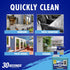 30 SECONDS Concentrated Outdoor Window & Screen Cleaner for Glass, Patio Doors, Furniture - No Screen Removal, Spray &