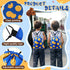 Yiyiring 16 Pcs Cookies Drawstring Gift Bags Cookies Party Favor Bags for Chocolate Chip Cookie and Milk Theme Birthday
