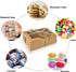 MUMULULU 25Pcs Soap Boxes for Homemade Soap, Small Kraft Packaging Boxes with Window for Bakery Candy Cookies