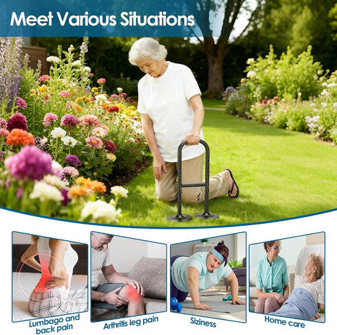 ZESTEFY 8 800lb Stand Assist Aid for Elderly, Level Height Adjustable Standing Assist Devices, Capacity Standing Aids