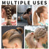 YGDZ 150 PCS Hair Ties for Thick Hair - 5CM Ponytail Holders, No Hair Damage Rubber Bands for Women, Men, Girls