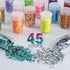 Holographic Chunky and Fine Glitter Mix, 45 Colors for Epoxy Resin Arts, Nail Glitter, Cosmetic and Body Glitter