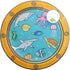 TW12-25638 10.25" 8 C.R. Gibson Under the Sea Disposable Paper Dinner Plates, Diameter, Multicolor, Pieces