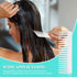 Large Hair Detangling Comb for Curly, Wet Dry Hair, Patelai Wide Tooth Comb, No Handle Accessories (White, Cyan)