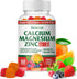 Calcium Magnesium Zinc Gummies - High Potency with Vitamin D3 & K2, Enhanced Absorption, Orange and Berry Flavored