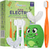Kids Toothbrushes U Shape - Automatic Toothbrush for Toddlers, Rechargeable Electric Brush Age 2+ (Dinosaur)