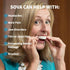 SOVA Aero Night Guard - 1.6mm Thin, Custom-Molded Fit for Nighttime Teeth Grinding & Clenching